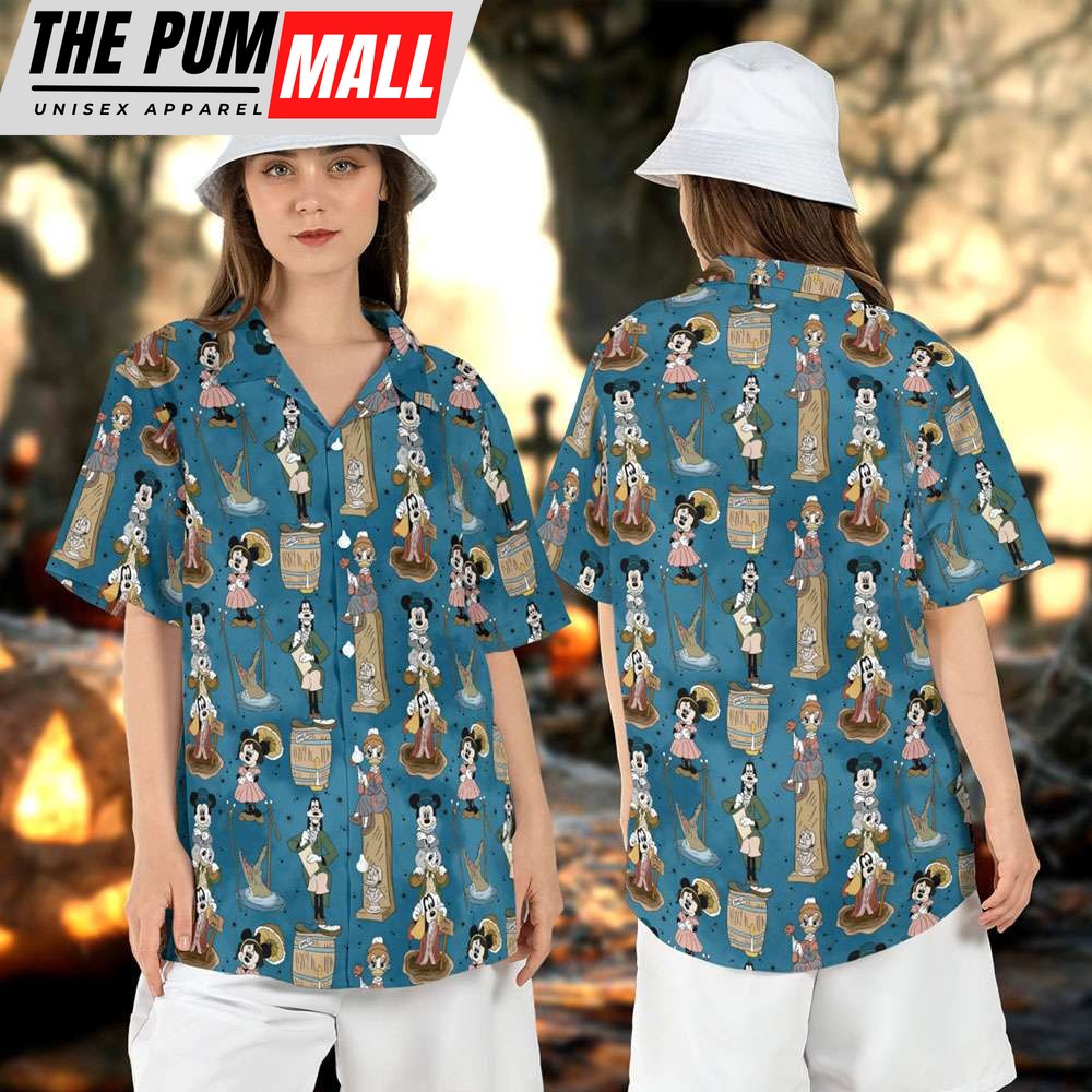 Mickey Friends Haunted Mansion Hawaiian Shirt