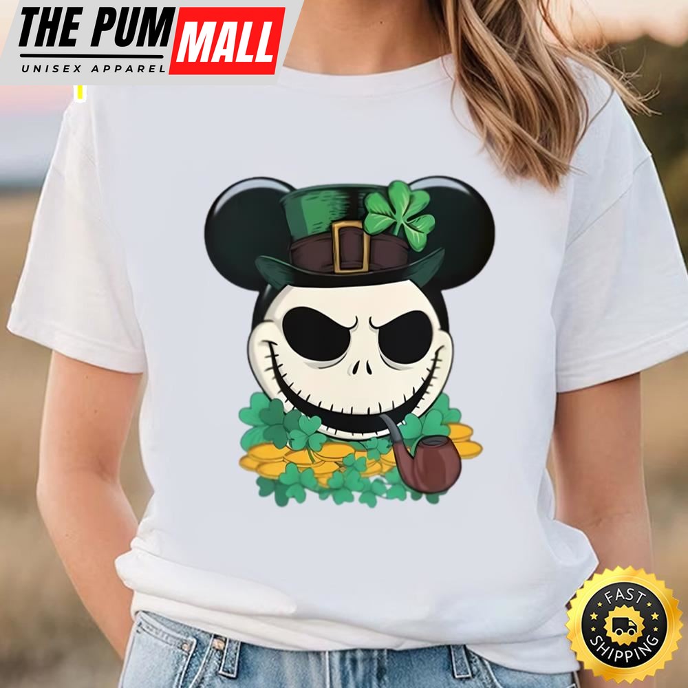 Mickey Jack Skellington St Patricks Day Shirt