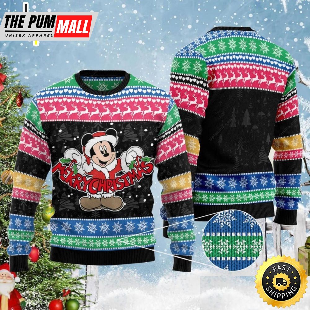 Mickey Merry Christmas Cartoon Disney Ugly Xmas Sweater
