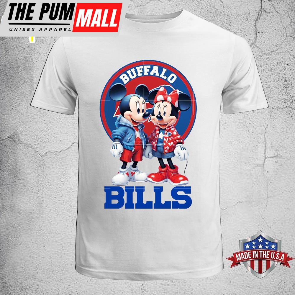 Mickey Minnie Buffalo Bills Unisex T-Shirt