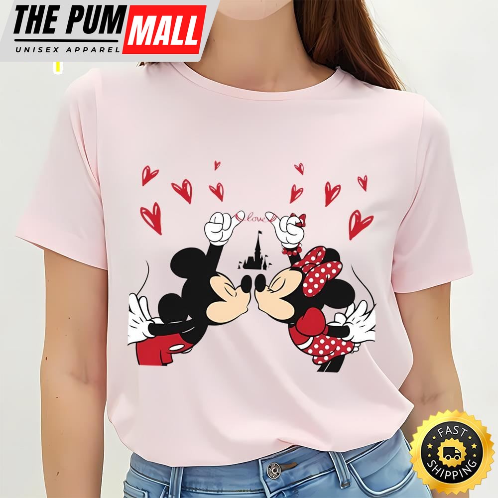 Mickey Minnie Happy Valentines Day Shirt