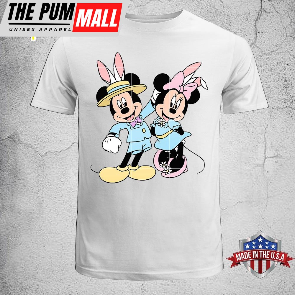 Mickey & Minnie Rabbit Easter Unisex T-Shirt