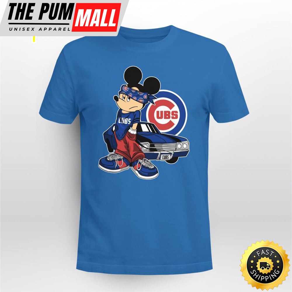 Mickey Mouse Chicago Cubs Super Cool Mickey Mouse 100 Year Anniversary Shirt