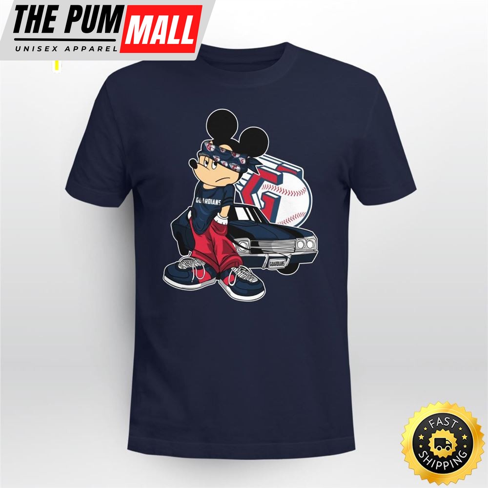 Mickey Mouse Cleveland Guardians Super Cool Mickey Mouse 100 Year Anniversary Shirt