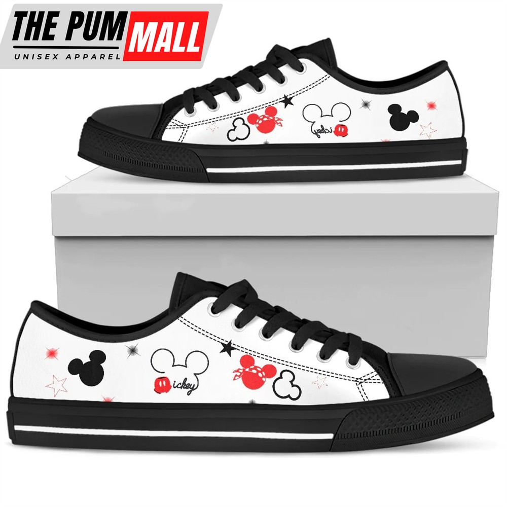 Mickey Mouse Custom Shoes Low Top