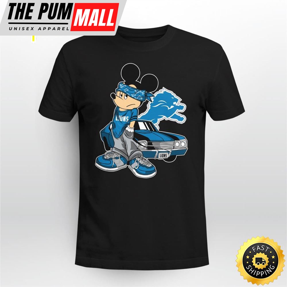 Mickey Mouse Detroit Lions Super Cool Mickey Mouse 100 Year Anniversary Shirt