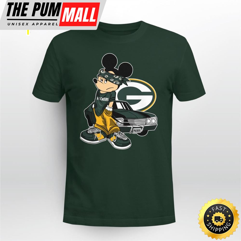Mickey Mouse Green Bay Packers Super Cool Mickey Mouse 100 Year Anniversary Shirt