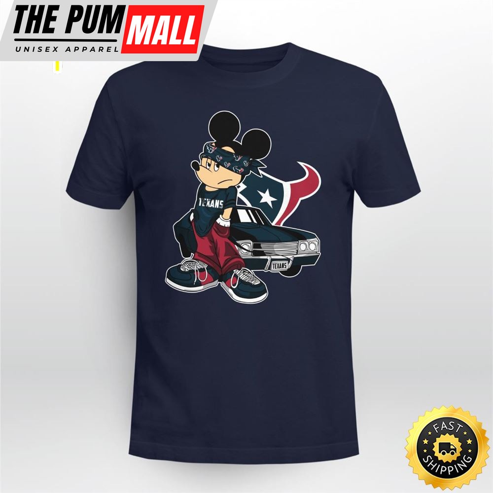 Mickey Mouse Houston Texans Super Cool Mickey Mouse 100 Year Anniversary Shirt
