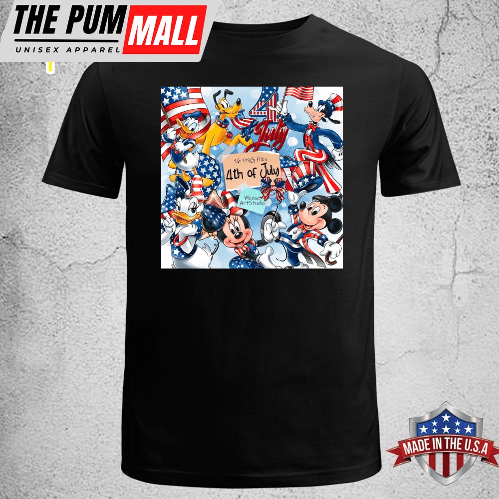 Mickey Mouse July 4th, American Independence Day T-shirt