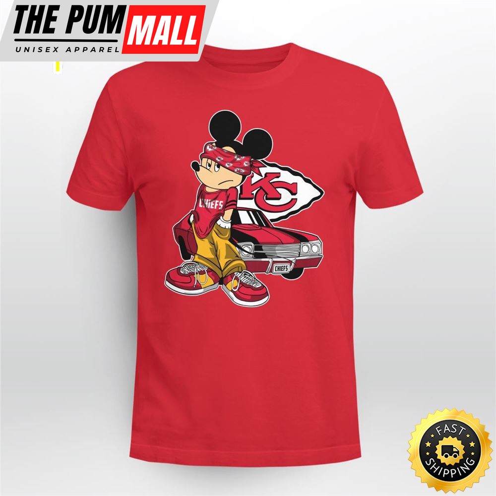 Mickey Mouse Kansas City Chiefs Super Cool Mickey Mouse 100 Year Anniversary Shirt
