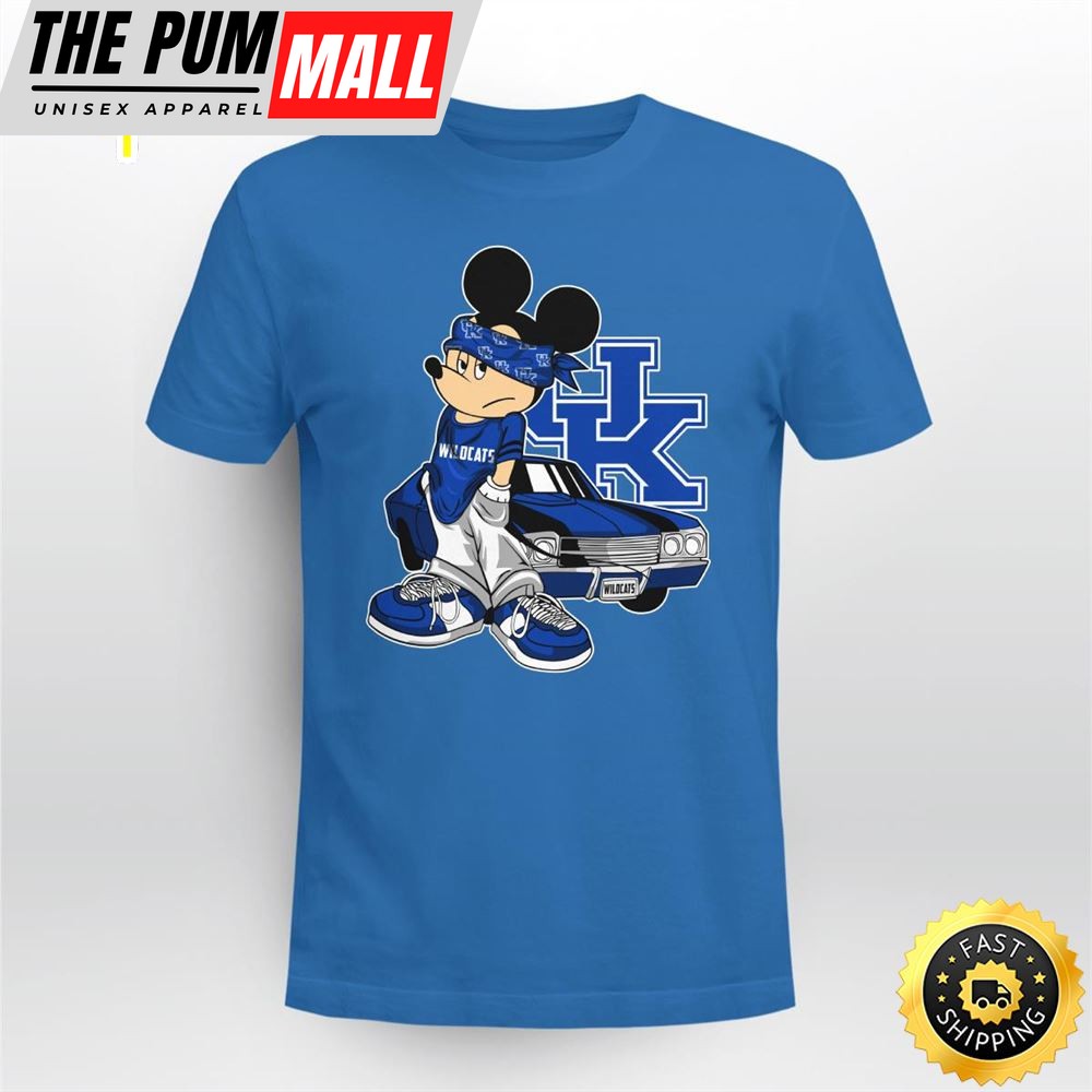 Mickey Mouse Kentucky Wildcats Super Cool Mickey Mouse 100 Year Anniversary Shirt
