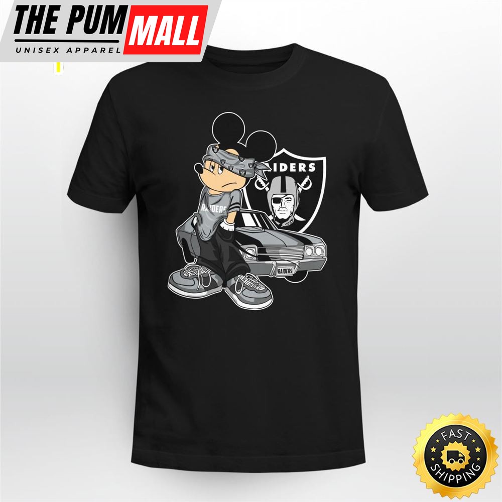Mickey Mouse Las Vegas Raiders Super Cool Mickey Mouse 100 Year Anniversary Shirt