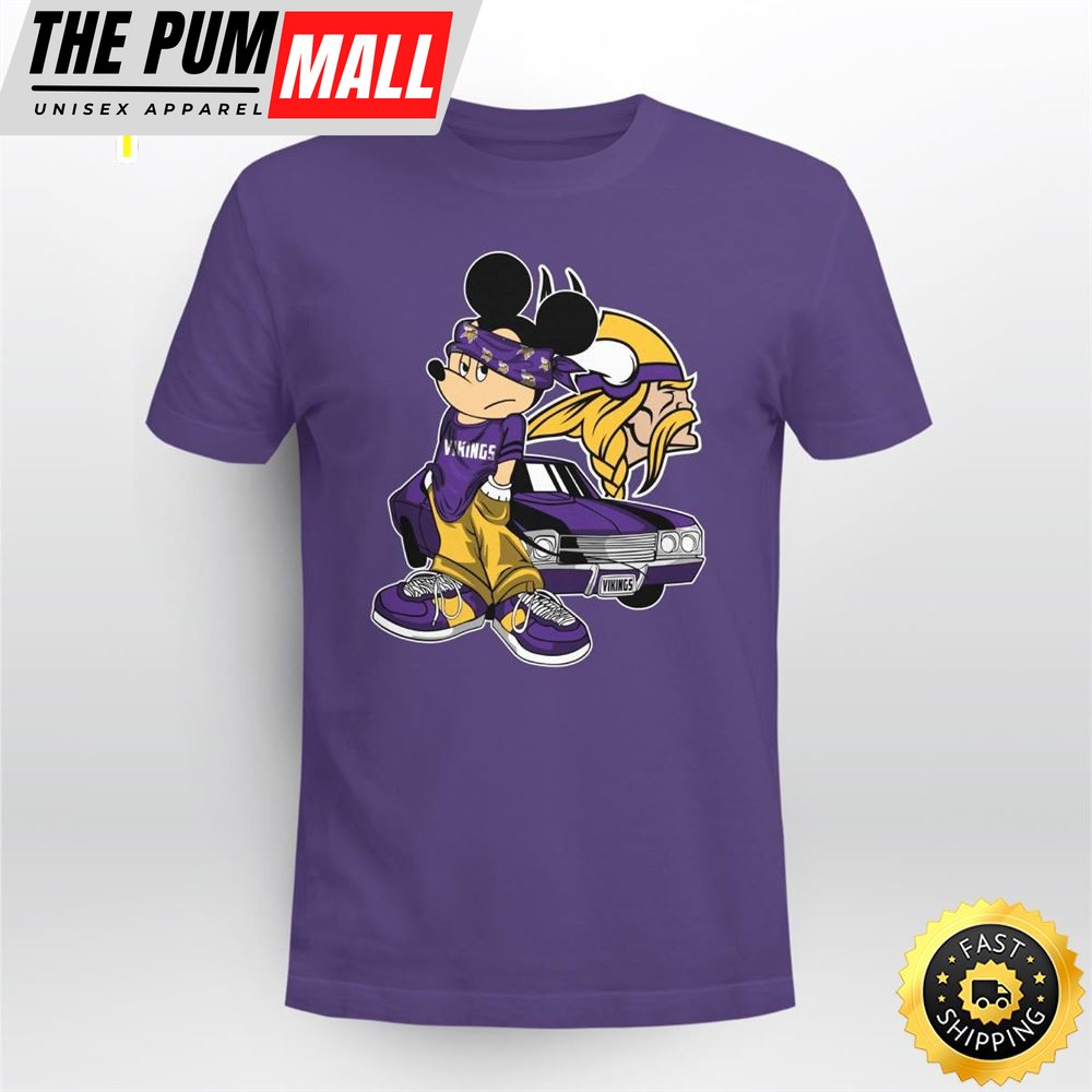 Mickey Mouse Minnesota Vikings Super Cool Mickey Mouse 100 Year Anniversary Shirt