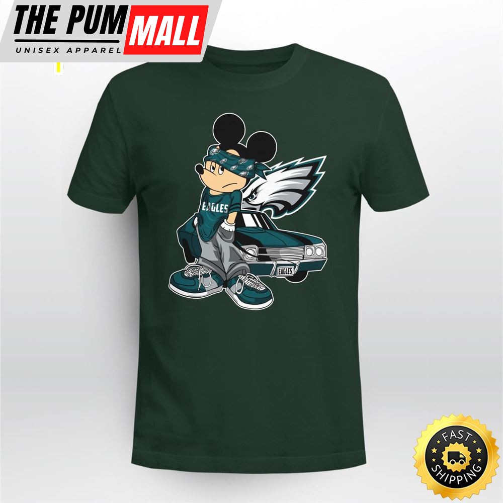 Mickey Mouse Philadelphia Eagles Super Cool Mickey Mouse 100 Year Anniversary Shirt