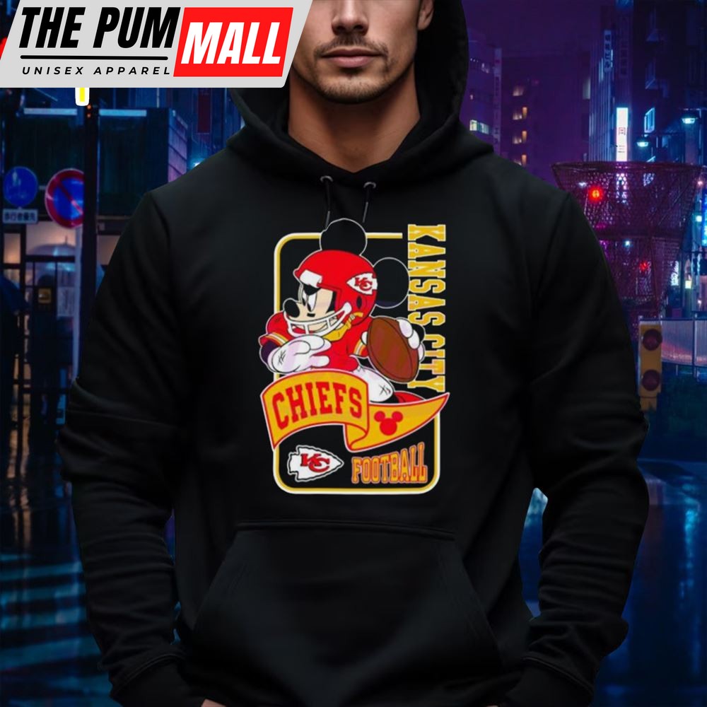 Mickey Mouse Play Football Kansas City Chiefs 2025 T