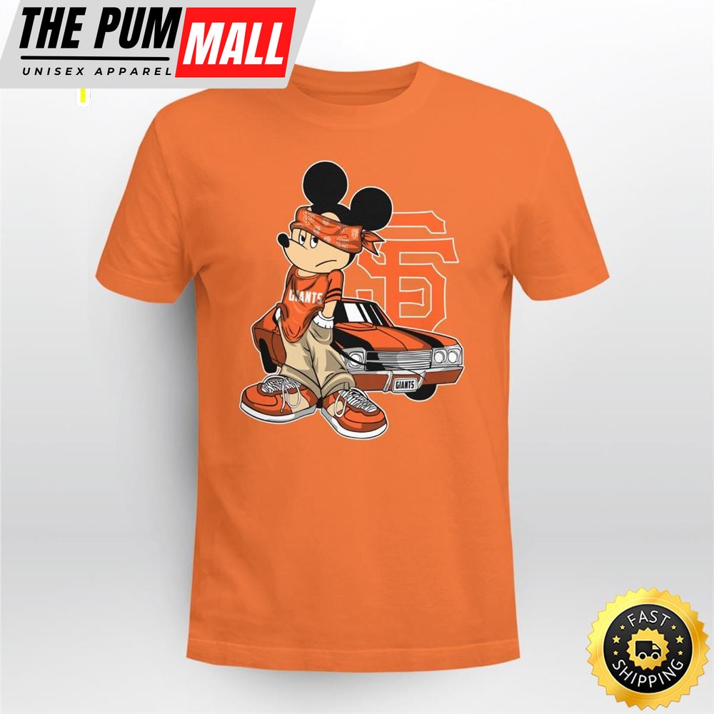 Mickey Mouse San Francisco Giants Super Cool Mickey Mouse 100 Year Anniversary Shirt