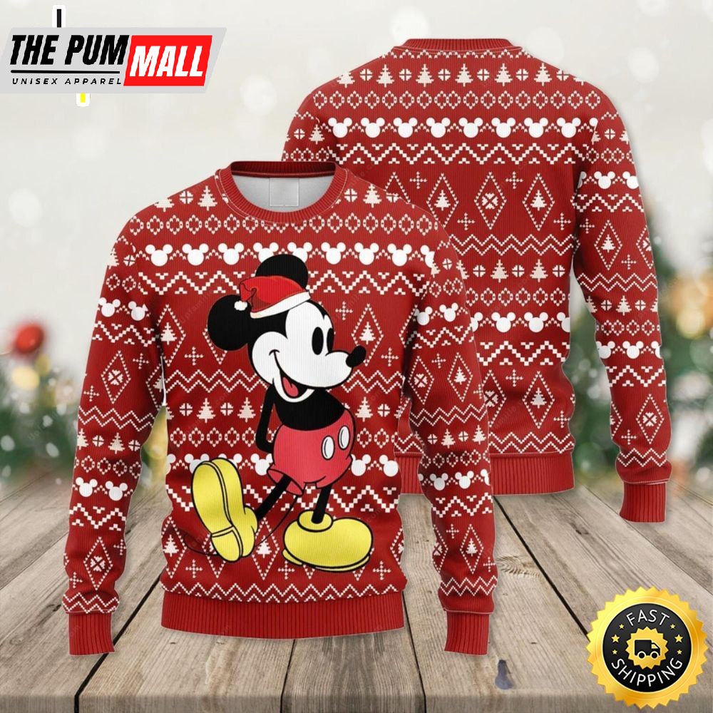 Mickey Mouse Vintage Disney Ugly Christmas Sweater