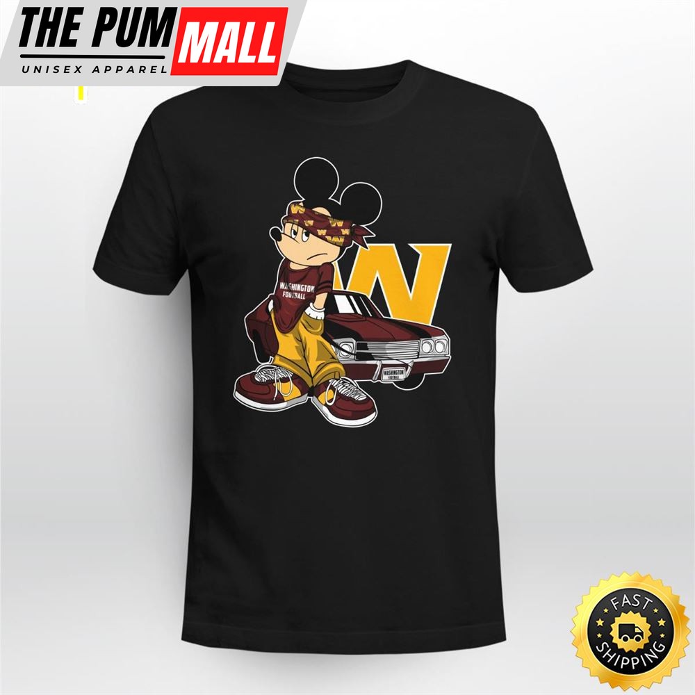 Mickey Mouse Washington Football Team Super Cool Mickey Mouse 100 Year Anniversary Shirt