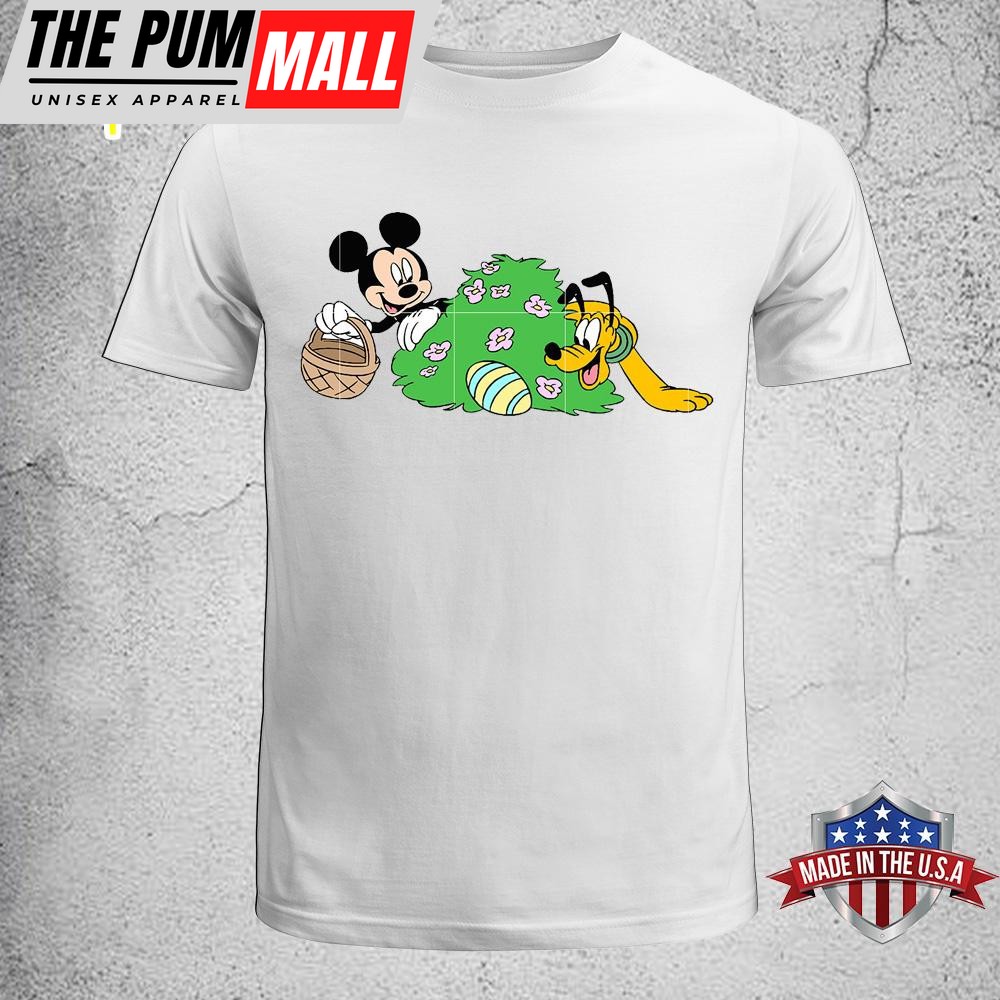 Mickey & Pluto Easter Day Unisex T-Shirt