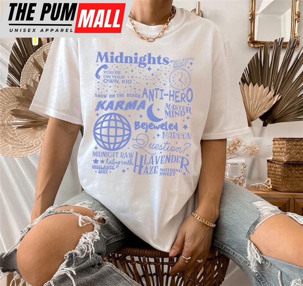 Midnights Album Taylor Swift T-Shirt – Mother Of Cats