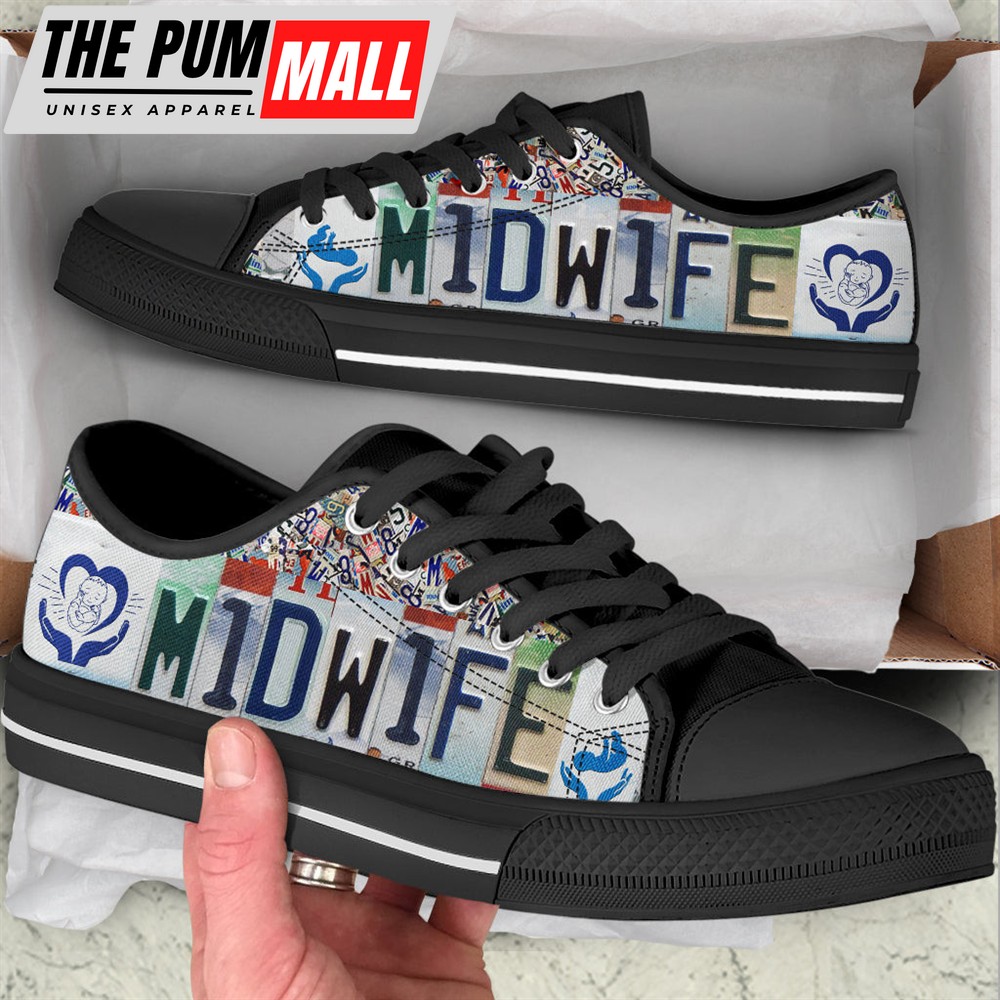 midwife-license-plates-low-top-shoes-fashion-low-top-casual-shoes-gift-for-adu-j0wzlryj Midwife License Plates Low Top Shoes – Fashion Low Top Casual Shoes Gift For Adults – Sneaker For Walking