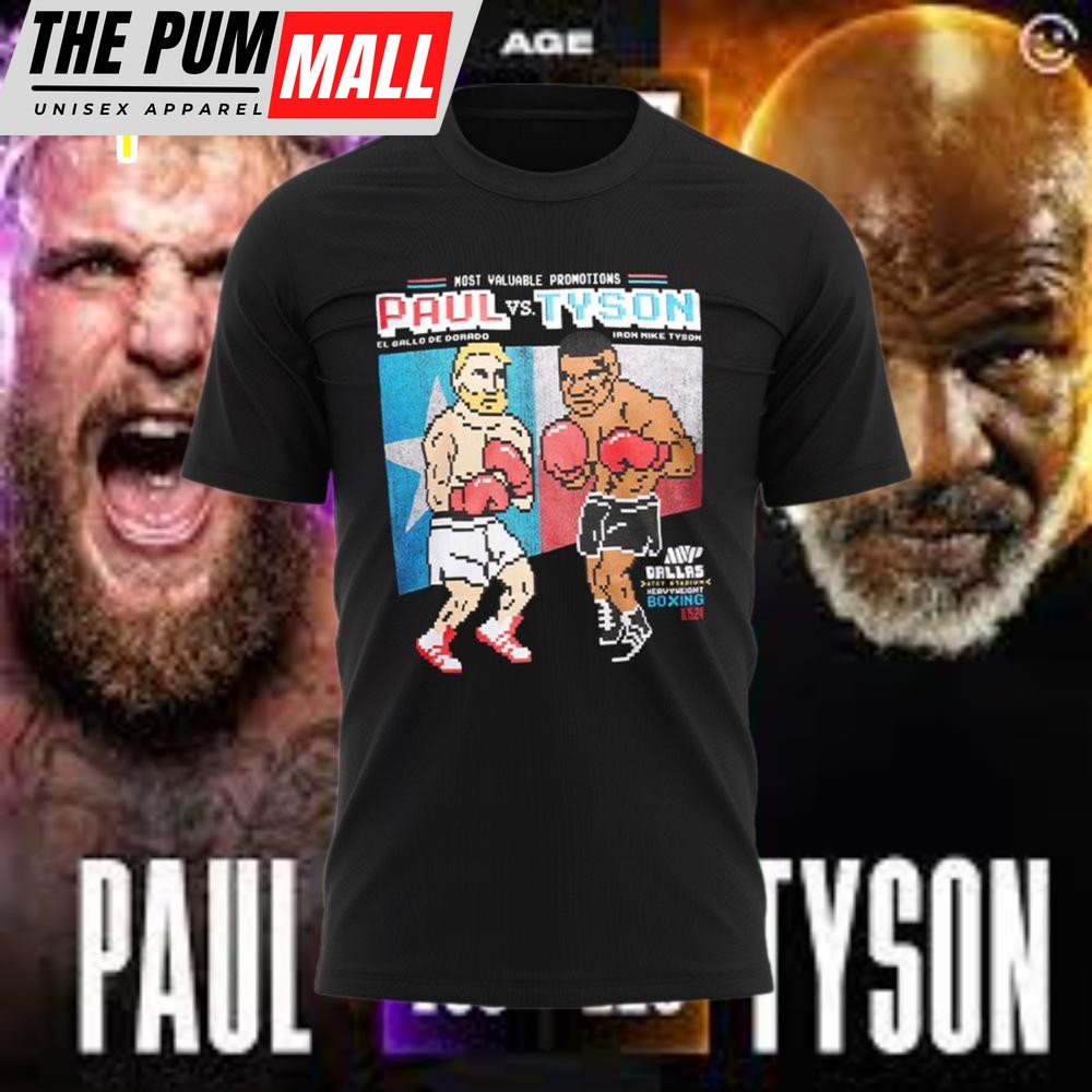 Mike-Tyson-Vs-Jake-Paul-Boxing-Special-Tshirt-2