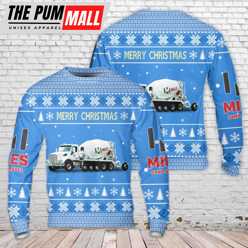 MILES Christmas Sweater 3D – Festive Gift for Christmas Day