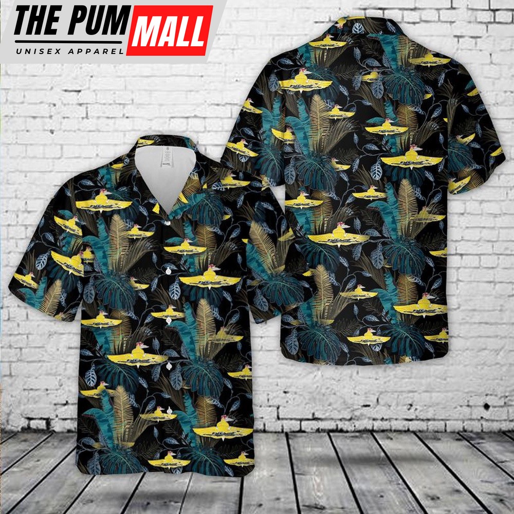 Military Hawaiian Shirt, US Marine Corps FORCE RECON, RECON MARINEs Insignia Hawaiian Shirt