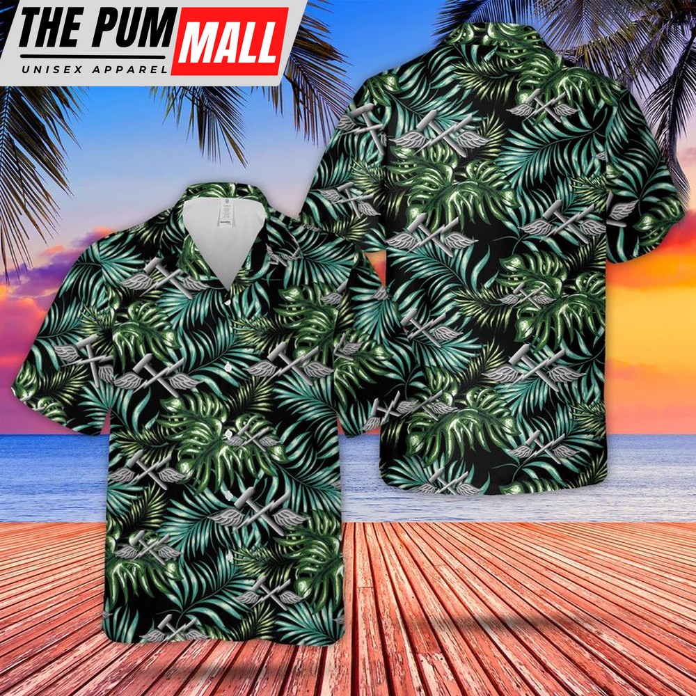 Military Hawaiian Shirt, US Navy Aviation Support Equipment Technician Hawaiian Shirt