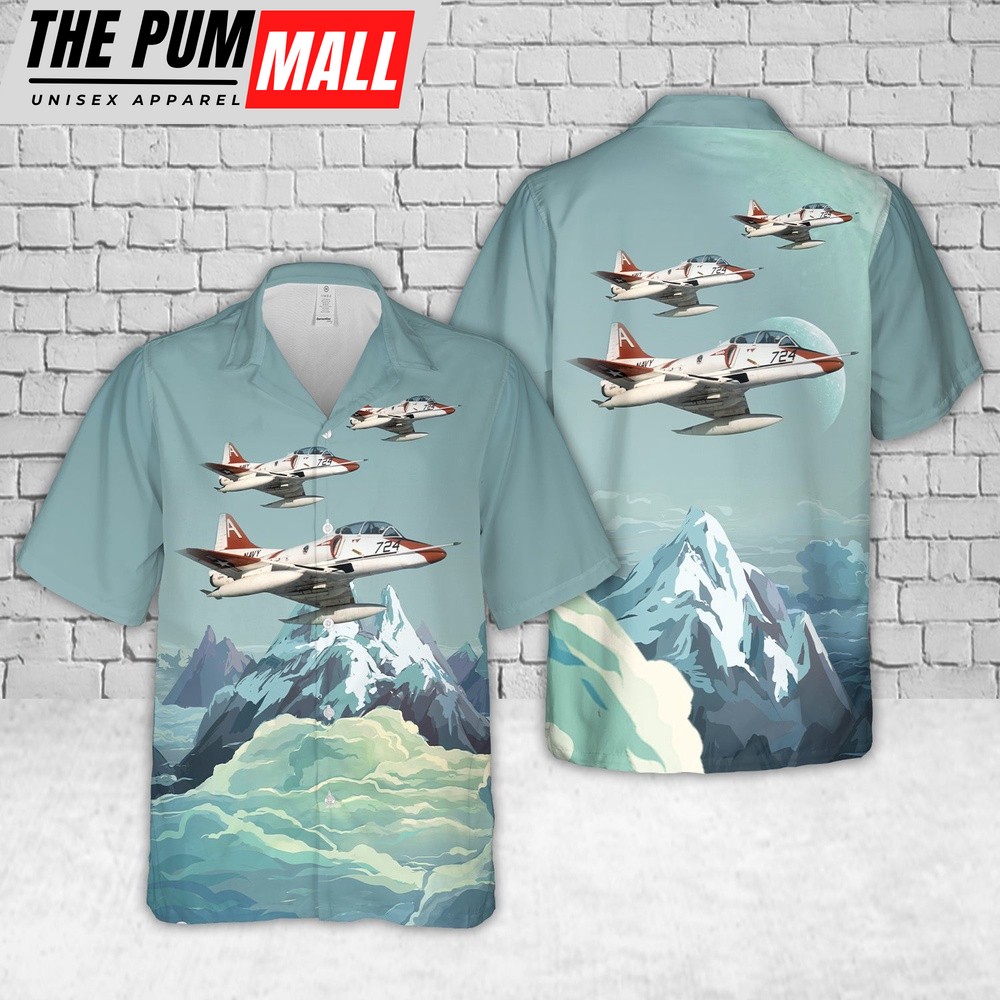 Military Hawaiian Shirt, US Navy McDonnell Douglas TA-4J Skyhawk Hawaiian Shirt
