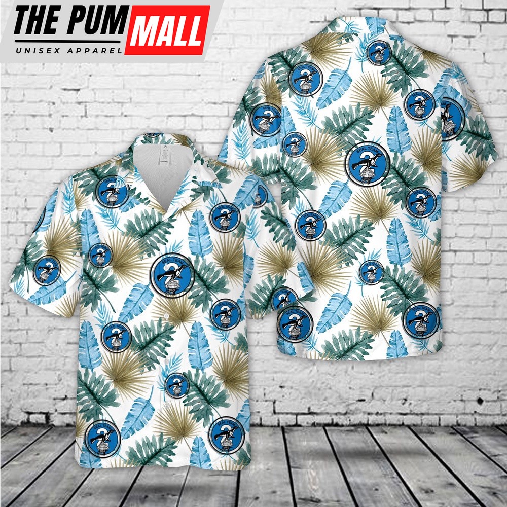 Military Hawaiian Shirt, US Navy SEAL Team 2 Naval Special Warfare Command Hawaiian Shirt