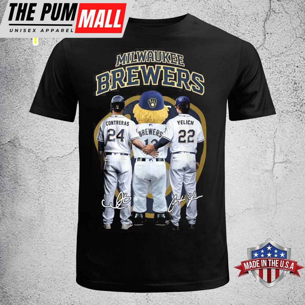 Milwaukee Bucks Baseball Team Starting Lineup Player 2025 Shirt