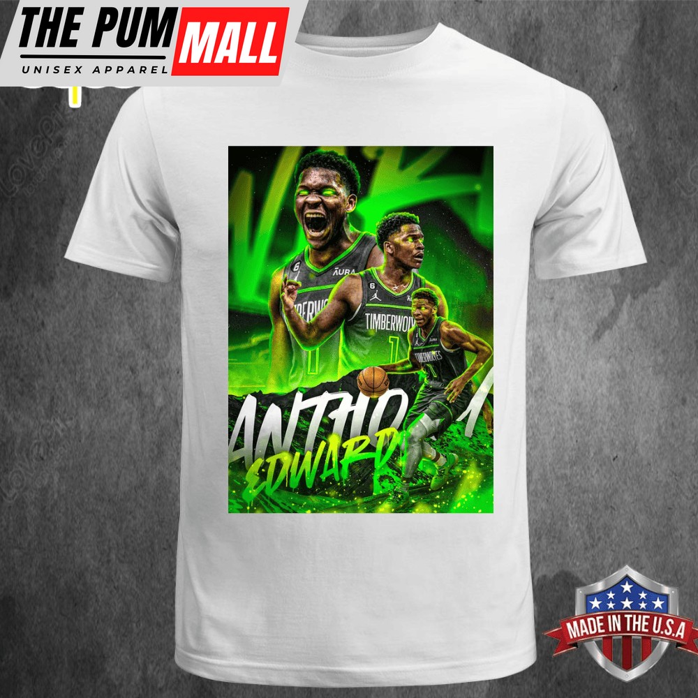 Minnesota Timberwolves Player Anthony Edwards An NBA T-shirt