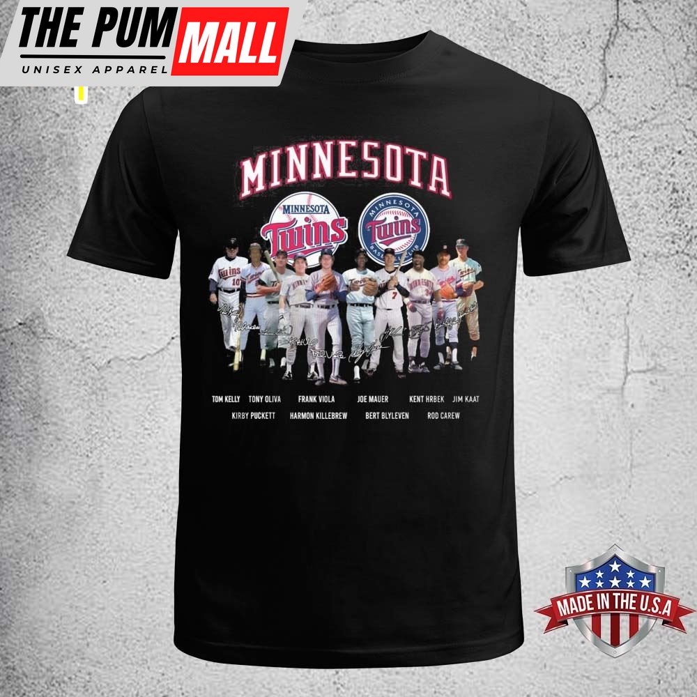 Minnesota Twins The Legends Squad Baseball Frank Viola Signatures 2025 Shirt