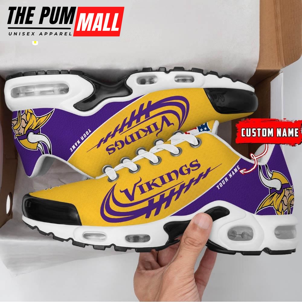 Minnesota Vikings Football Custom NFL Sport Max Plus Shoes