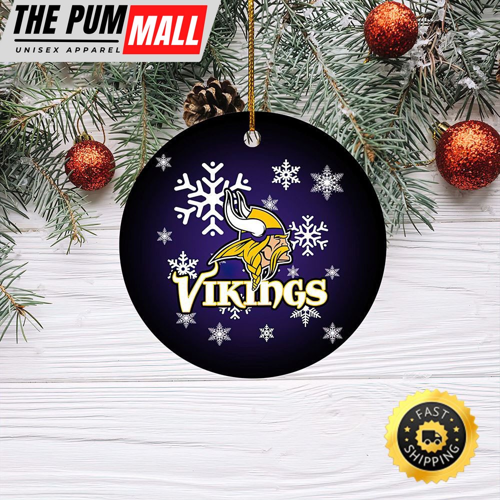 Minnesota Vikings Merry Christmas Hallmark NFL Ornament Limited Edition