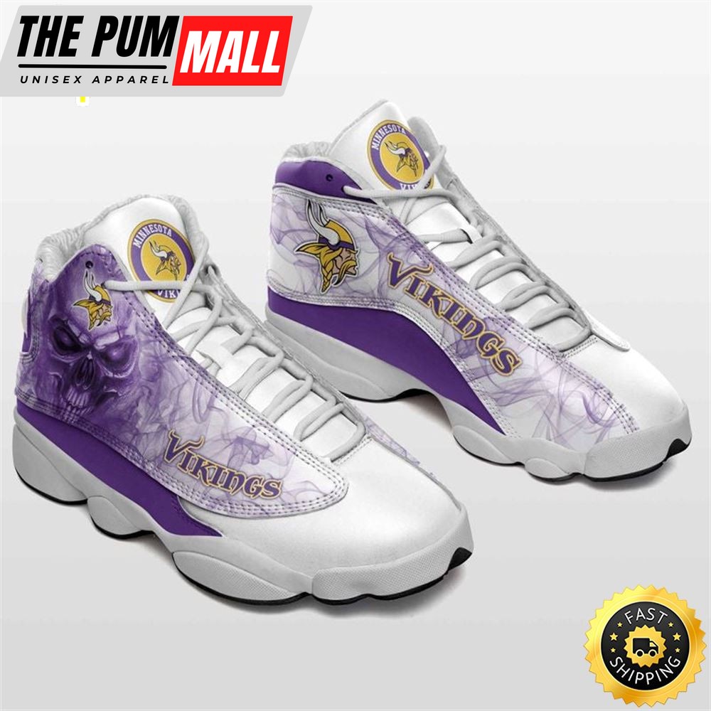 Minnesota Vikings Nfl Air Jd 13 Shoes