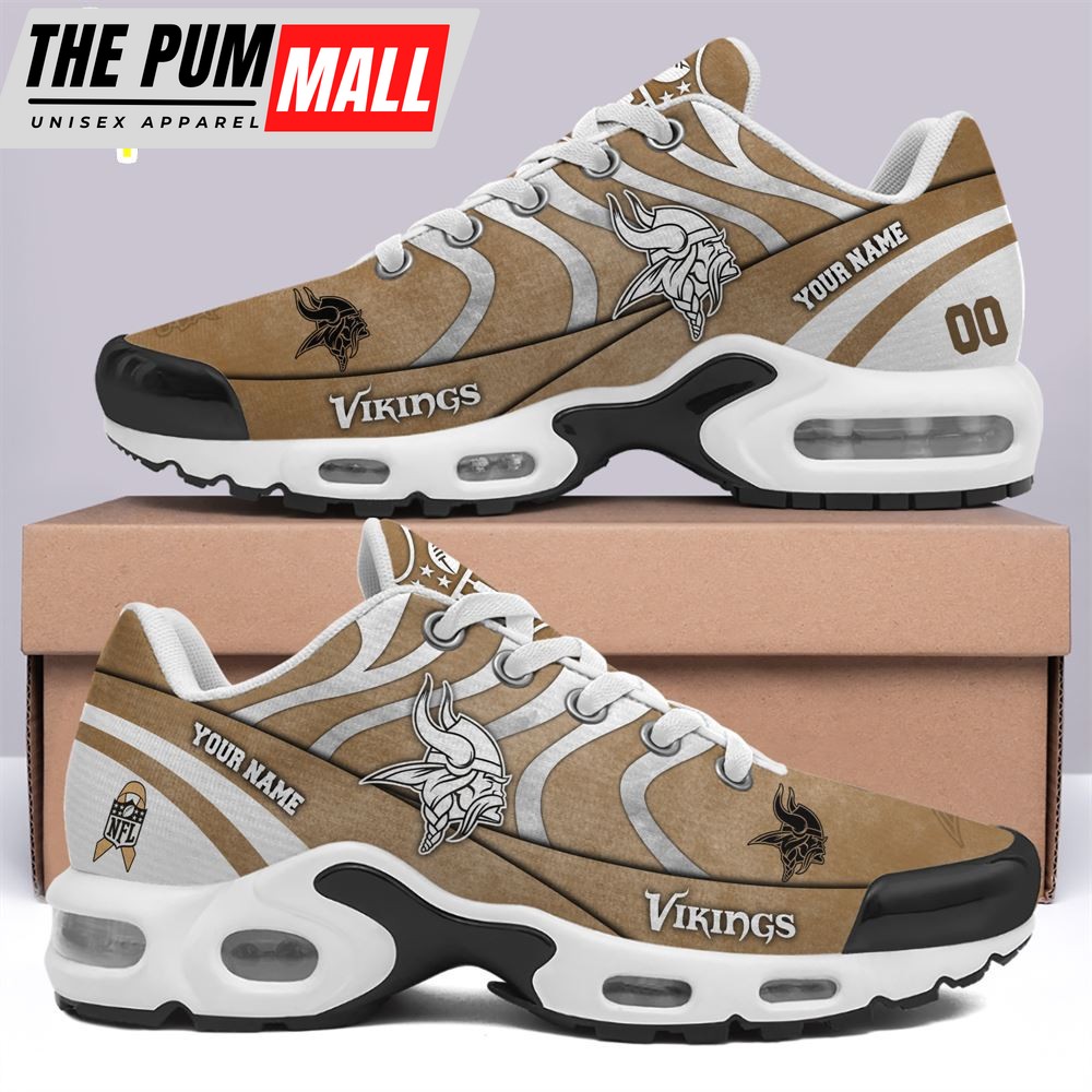 Minnesota Vikings TN Shoes Custom Your Name And Number Max Plus Shoes