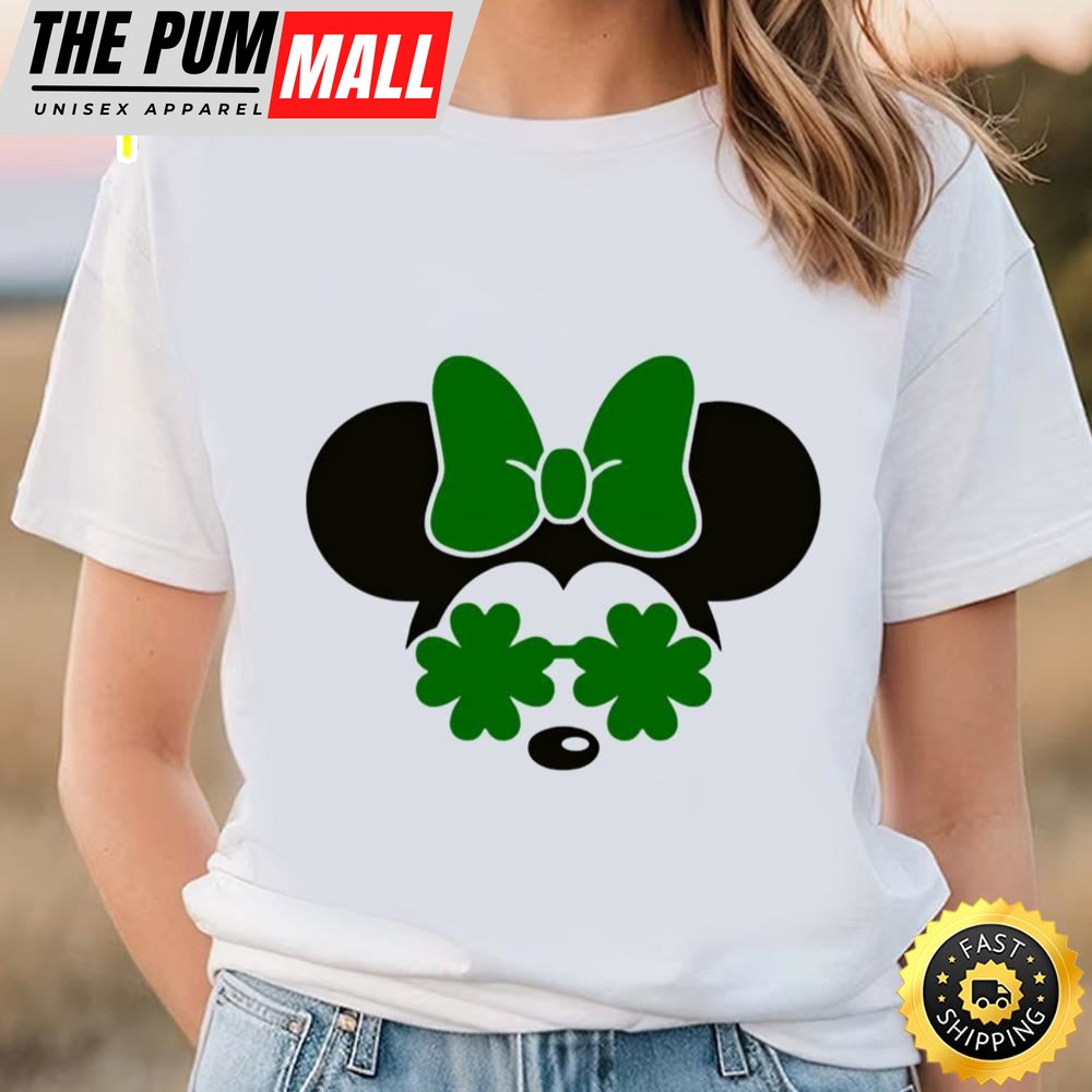 Minnie And Mickey St. Patricks Day Unisex T-shirts