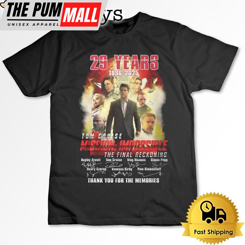 Mission Inpossible The Final Reckoning 29Th Anniversary T Shirt