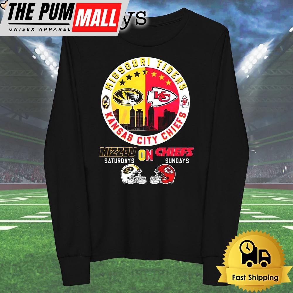 missouri-tigers-on-saturdays-kc-chiefs-on-sundays-t-shirt-ukvpha1p Missouri Tigers On Saturdays Kc Chiefs On Sundays T Shirt