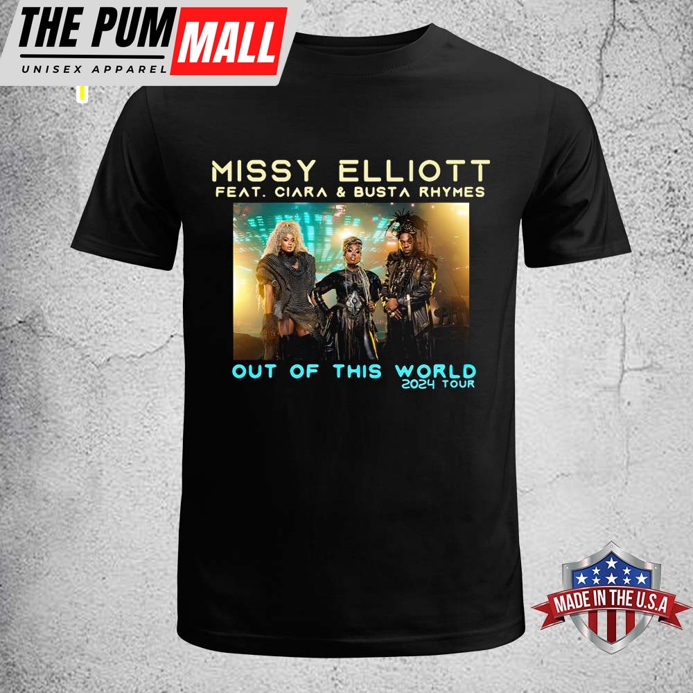 Missy Elliott 2025 Tour Feat Ciara & Busta Concert 2025 Unisex T-Shirt