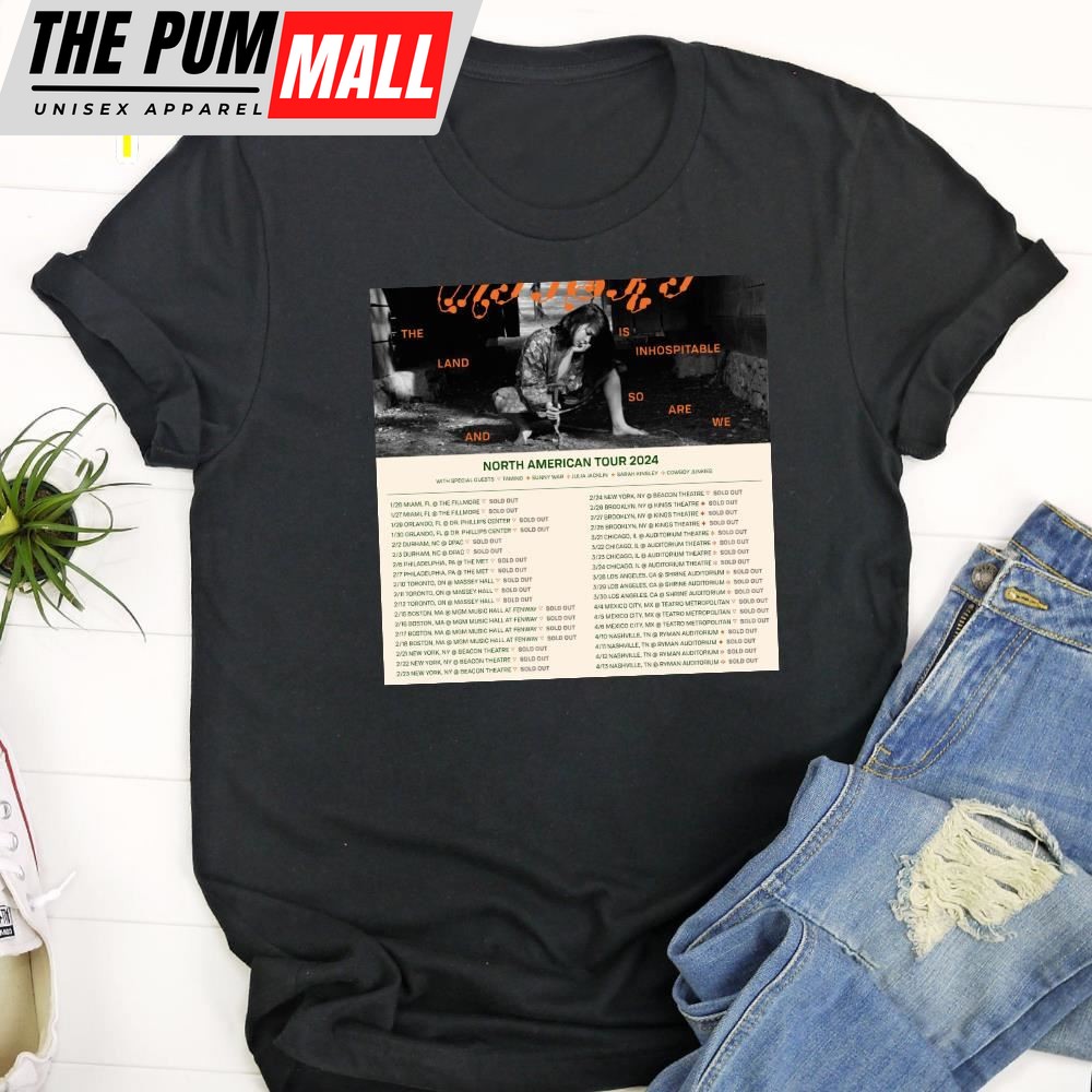 Mitski 2025 North American Tour Poster T-Shirt