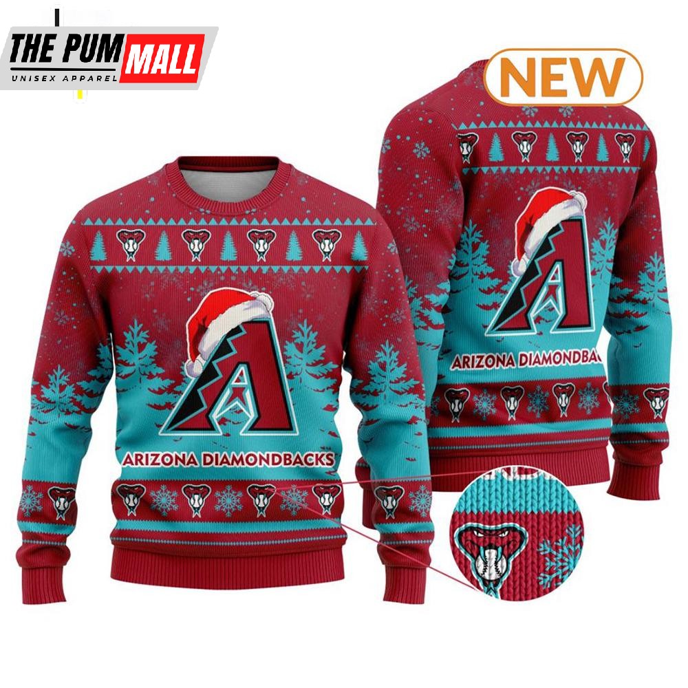 MLB Arizona Diamondbacks 2025 Ugly Christmas Sweater Shirt, Sweatshirt