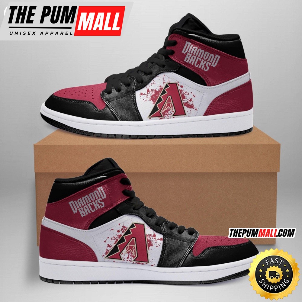 MLB Arizona Diamondbacks Air Jd 1 High Sneakers Iconic Air Jd 1 Shoes
