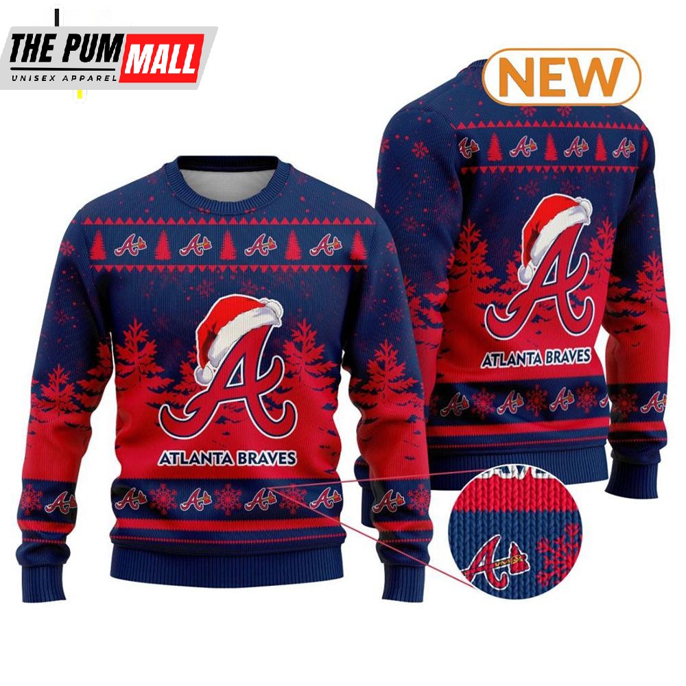 MLB Atlanta Braves 2025 Ugly Christmas Sweater Shirt, Sweatshirt