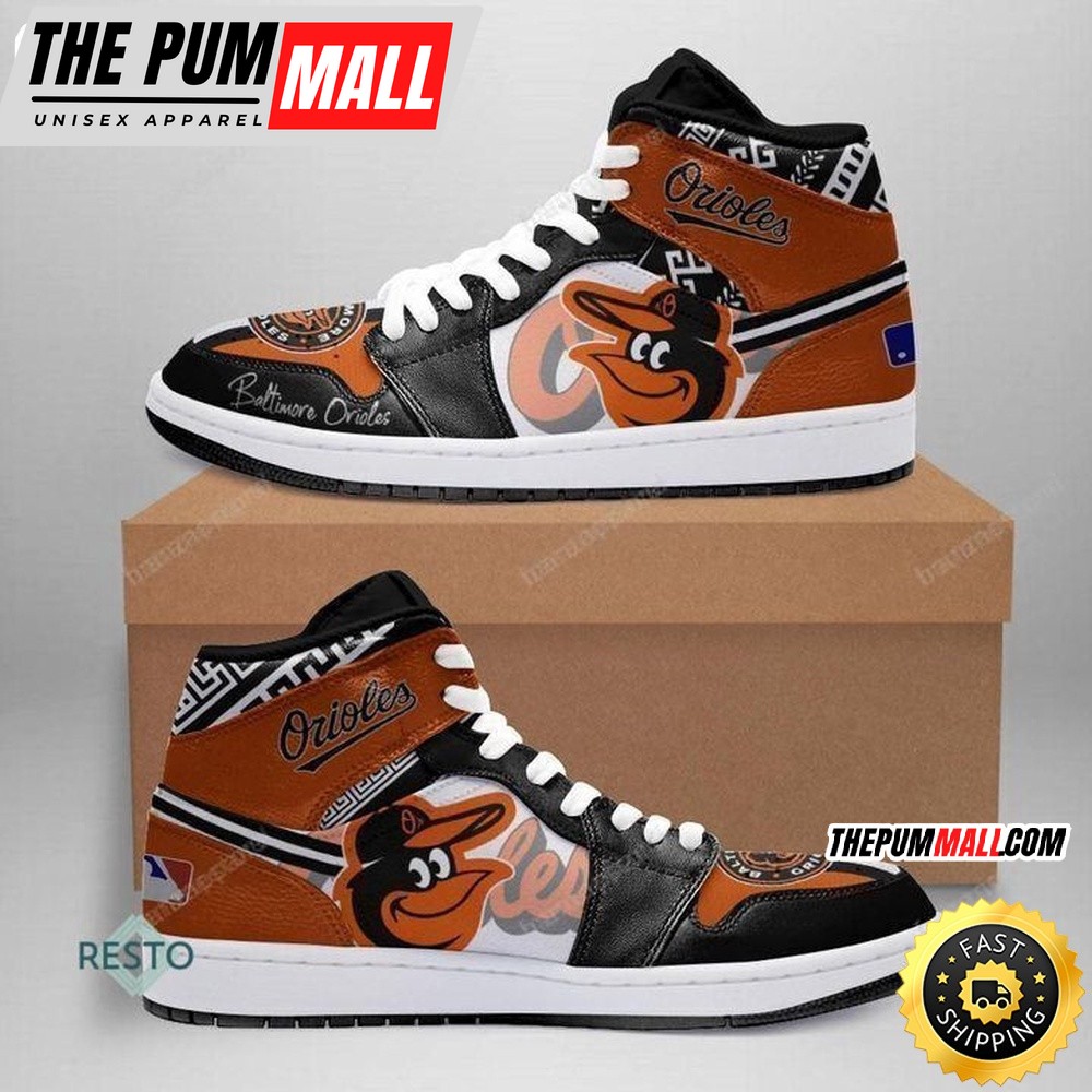 MLB Baltimore Orioles Air Jd 1 High Sneakers
