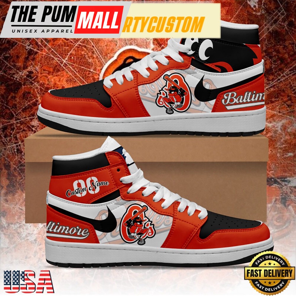 mlb-baltimore-orioles-unique-design-custom-name-air-jordan-1-shoes-running-sneak-bam822nm MLB Baltimore Orioles Unique Design Custom Name Air Jordan 1 Shoes Running Sneakers , MLB Fan Gifts