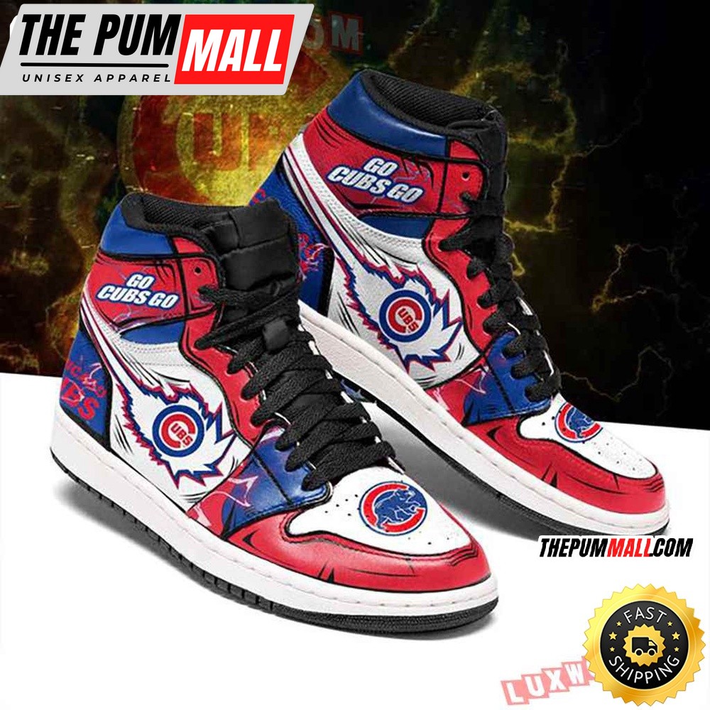MLB Chicago Cubs Air Jd 1 High Sneakers Classic Air Jd Sneakers