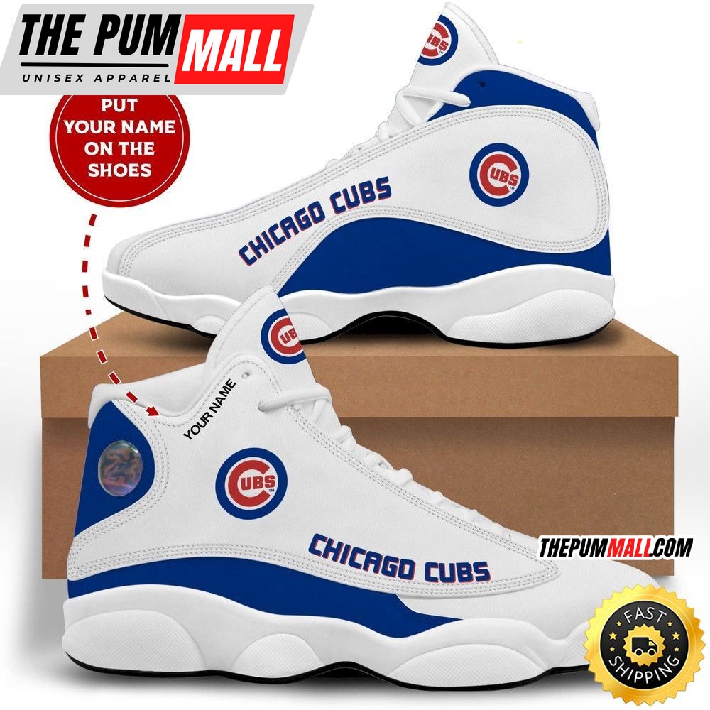 MLB Chicago Cubs Custom Name Air Jd 13 Shoes V7